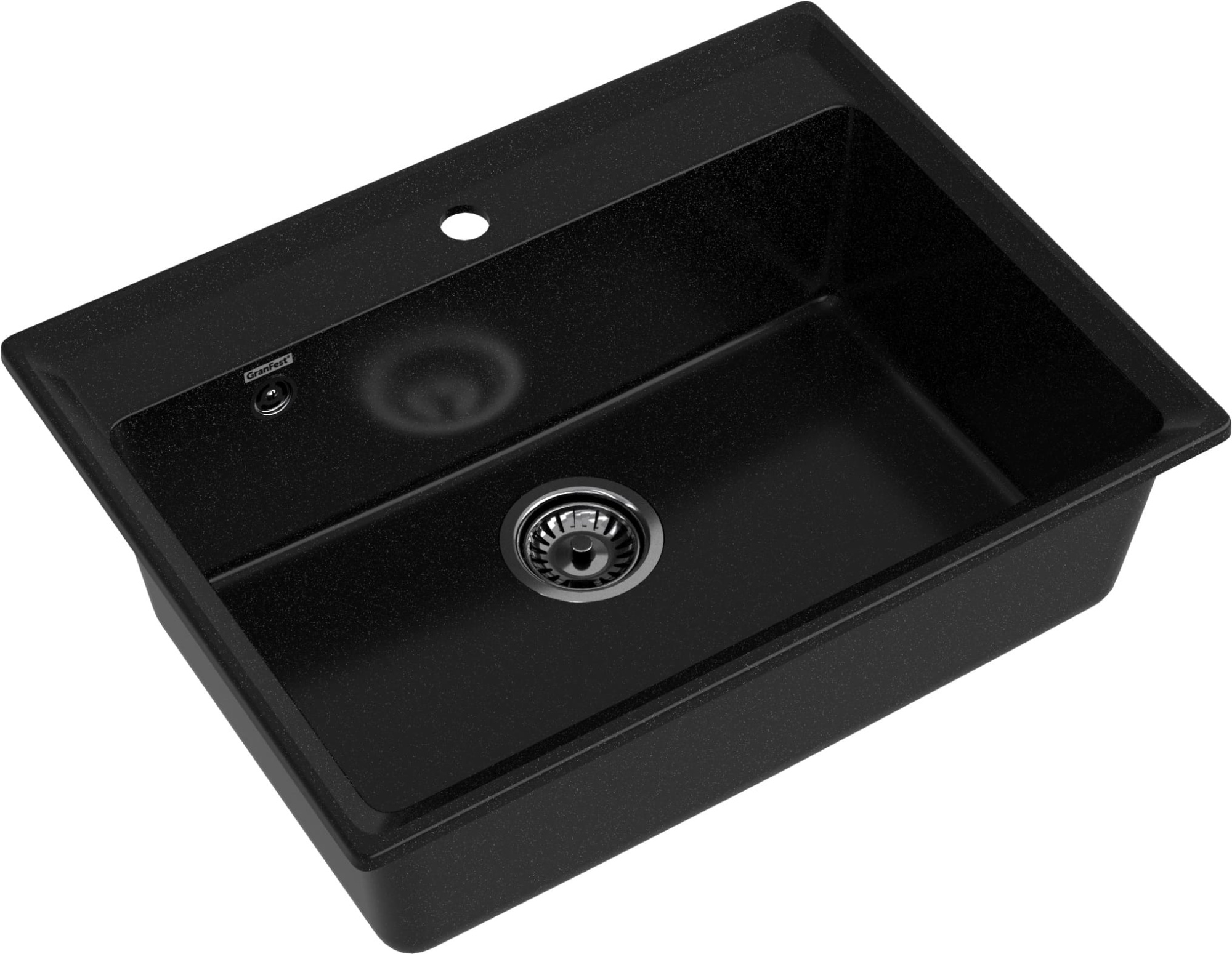 GRANFEST Мойка композит LEVEL, GF-LV-660 , чаша 660*500, черный GRANFEST Мойка композит LEVEL, GF-LV-660 , чаша 660*500, черный