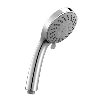 Лейка душевая круглая 5-функц. 100*244 мм, хром. LM,  LM0125C