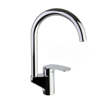 Смеситель высокий для кухни однорычажный с прогрессивным картриджем NEW FLY 572601