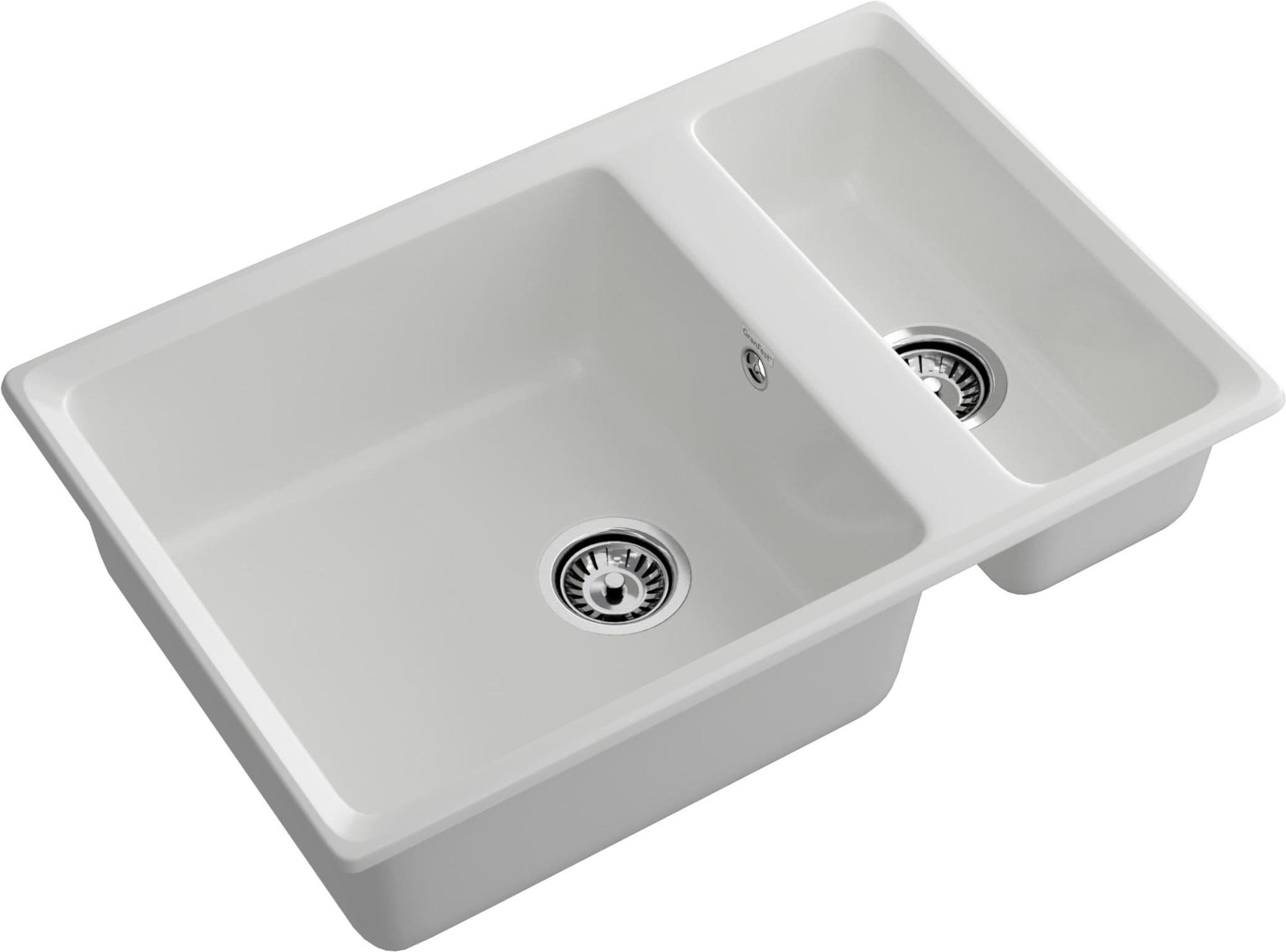 GRANFEST Мойка композит LEVEL, GF-LV-760K, 1.5-чаши 760*500, иней GRANFEST Мойка композит LEVEL, GF-LV-760K, 1.5-чаши 760*500, иней