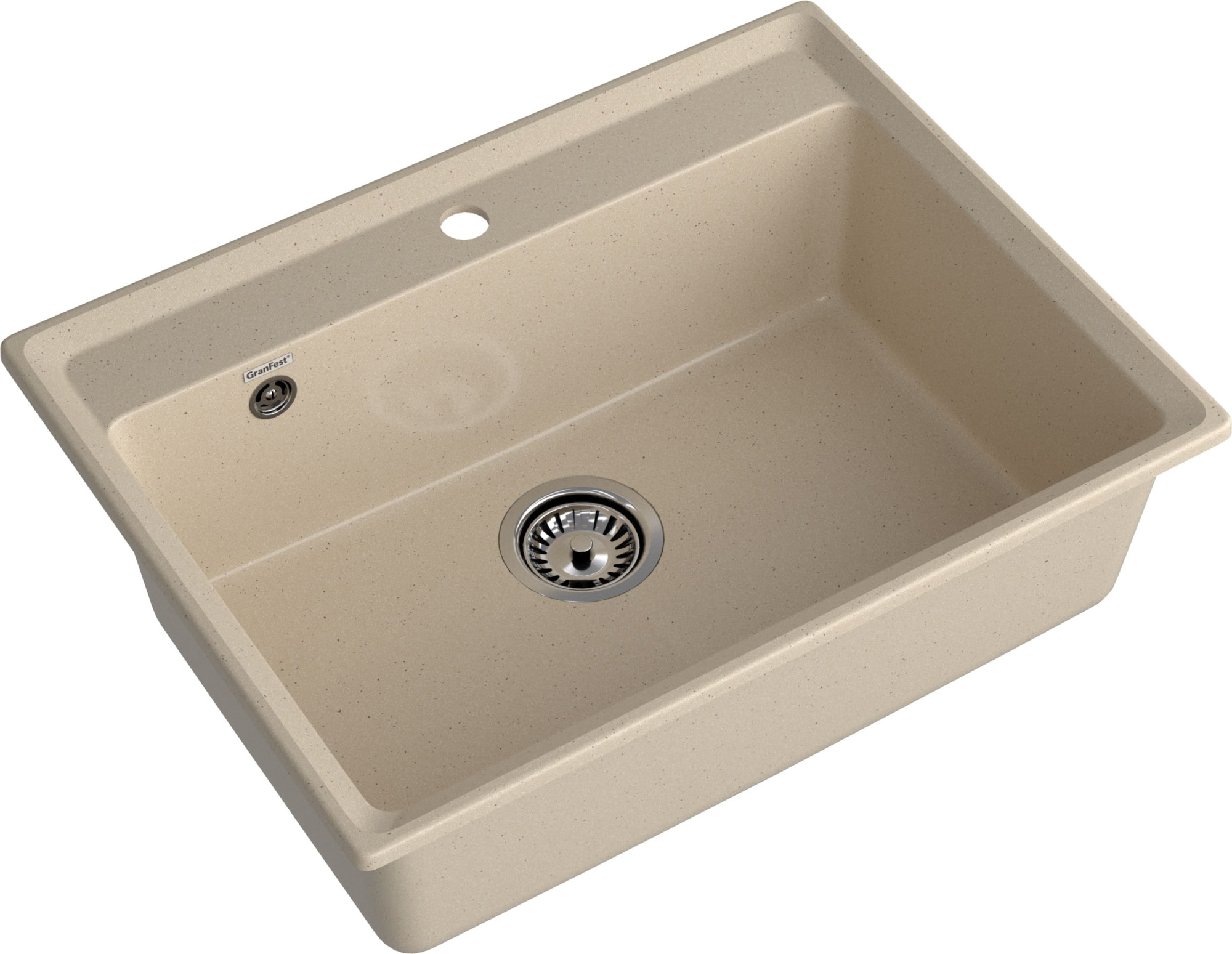 GRANFEST Мойка композит LEVEL, GF-LV-660, чаша 660*500, кашемир GRANFEST Мойка композит LEVEL, GF-LV-660, чаша 660*500, кашемир