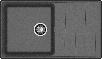 GRANFEST Мойка композит LEVEL, GF-LV-860L, чаш+кр 860*500, графит GRANFEST Мойка композит LEVEL, GF-LV-860L, чаш+кр 860*500, графит