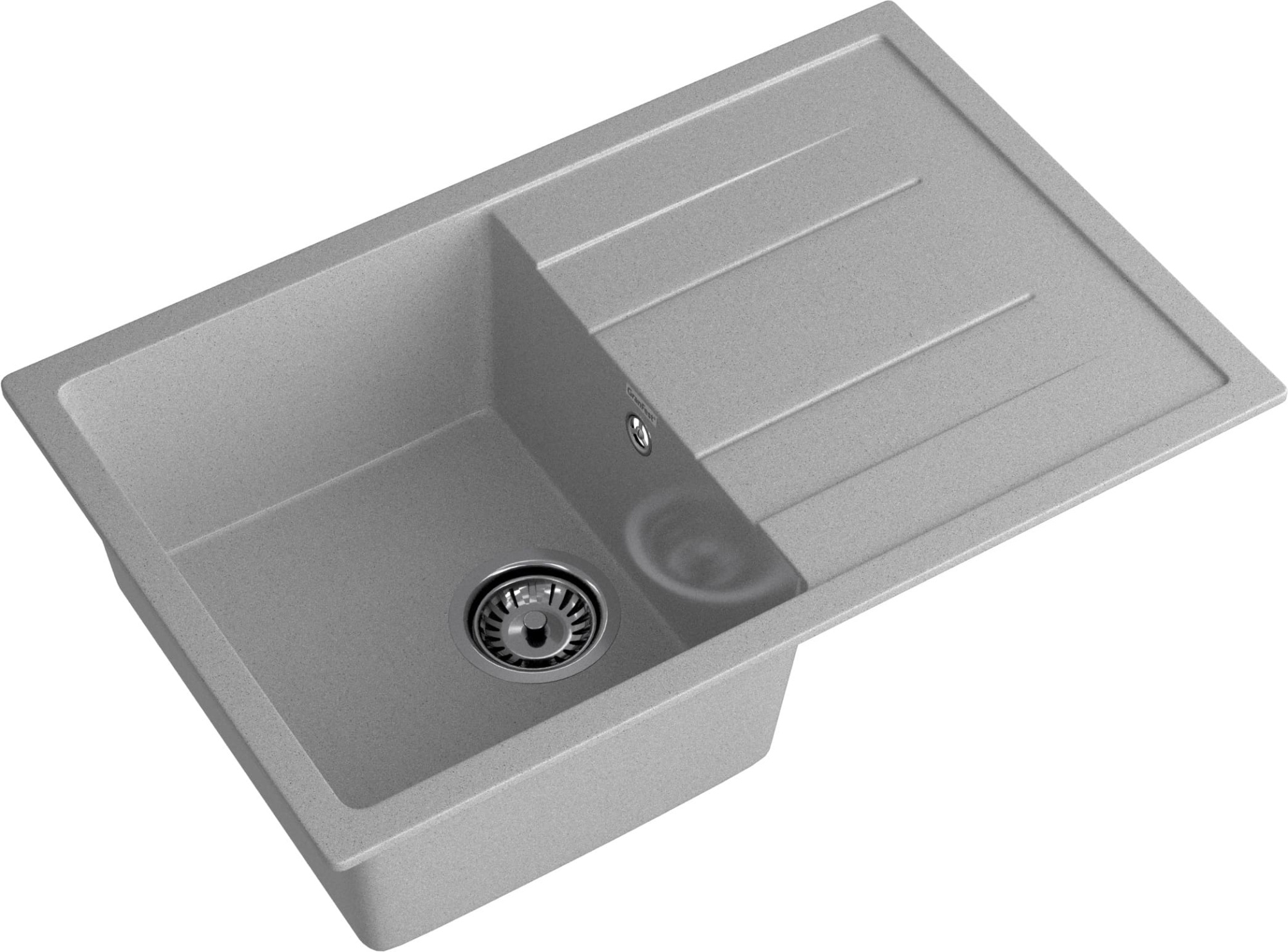 GRANFEST Мойка композит QUADRO GF-Q--780L  чаша с крылом 780*500 мм  серый арт.GF- GRANFEST Мойка композит QUADRO GF-Q--780L  чаша с крылом 780*500 мм  серый арт.GF-