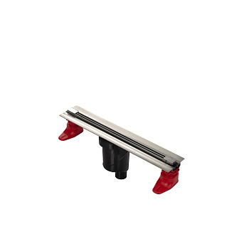 Желоб водосток SUPER Slim 400, хром глянец, S-сифон D50/105 H50 вертикальный, BERGES