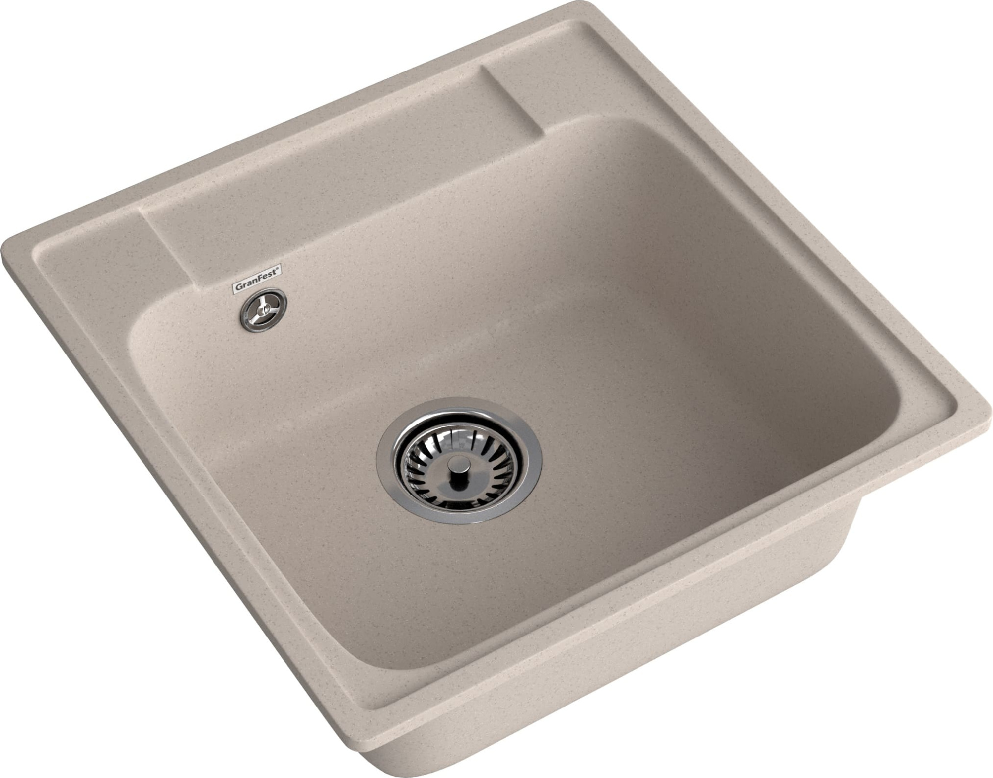 GranFest QUARZ (GF-Z48) Мойка для кухни 480*480мм (песок) GranFest QUARZ (GF-Z48) Мойка для кухни 480*480мм (песок)