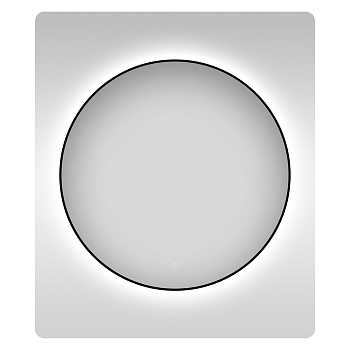Круглое зеркало с фоновой LED-подсветкой, 90 см
