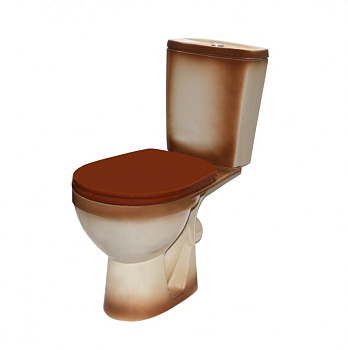 РИО Унитаз-компакт, горизонт. вып., 2х- реж., арм. "Уклад".сид.полипр. декор. коричневый ROSA РИО Унитаз-компакт, горизонт. вып., 2х- реж., арм. "Уклад".сид.полипр. декор. коричневый ROSA