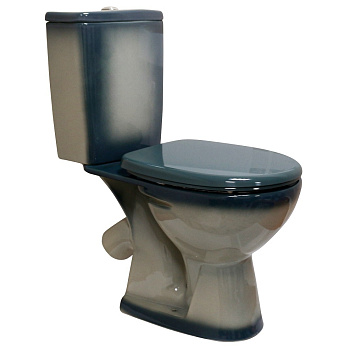 УЮТ Унитаз-компакт, косой выпуск, 2-х режимн. арм-ра, сид. п/п Уклад, зеленый, ROSA УЮТ Унитаз-компакт, косой выпуск, 2-х режимн. арм-ра, сид. п/п Уклад, зеленый, ROSA