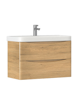 Тумба под раковину VELVEX Clay 800-0-2 (9595) навесная дуб верона