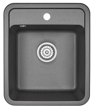Кухонная мойка GRANULA (4202, ЧЕРНЫЙ)
