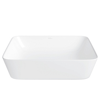 Накладная раковина для ванной комнаты Wellsee Cromulent 318002000: квадратная раковина, ширина умыва