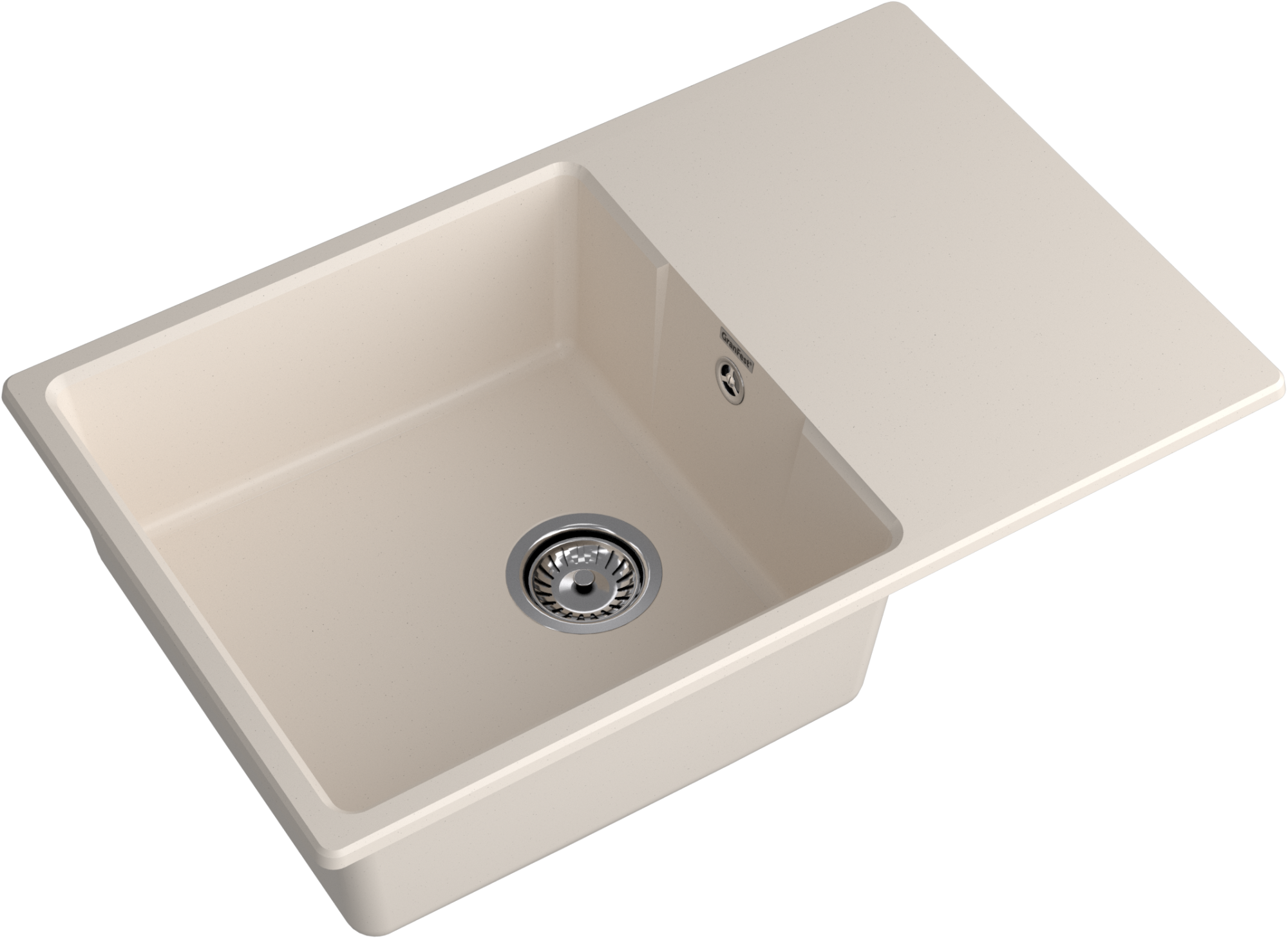 GRANFEST Мойка URBAN 678L  1-чаша+крыло 780*490мм белый арт.GF-UR- GRANFEST Мойка URBAN 678L  1-чаша+крыло 780*490мм белый арт.GF-UR-