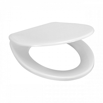 LYRA Сиденье с крышкой ANTIBAK дюропласт, хром. петли. JIKA