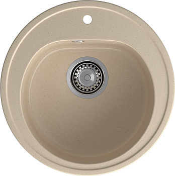 GRANFEST Мойка композит RONDO GF-R--510  D=510мм, кашемир GRANFEST Мойка композит RONDO GF-R--510  D=510мм, кашемир
