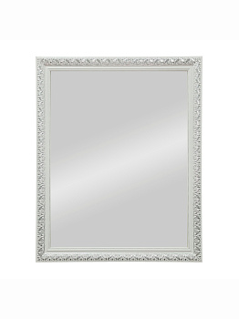 Зеркало Дубай белый 600х740