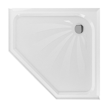 Душевой поддон ALEX BAITLER AB9017V-1 пятиугольный белый 