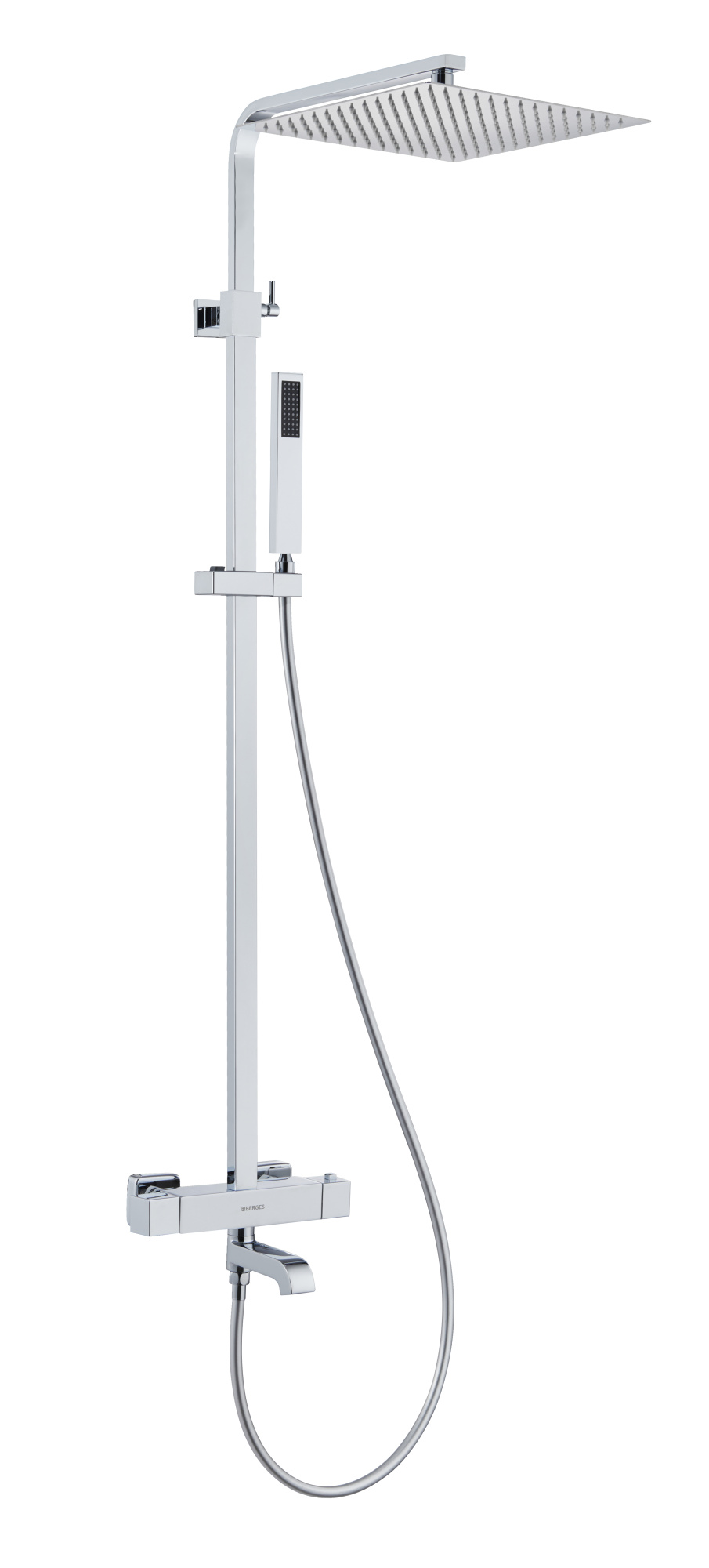 Душевая стойка KALISTO 3S с термостатом, хром, BERGES