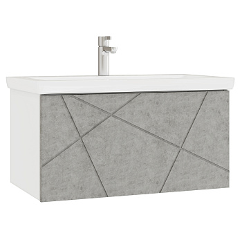 Тумба под раковину VIGO Geometry 80 подвесная бетон (035 бетон) Тумба под раковину VIGO Geometry 80 подвесная бетон (035 бетон)
