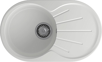 GRANFEST Мойка композит RONDO GF-R--750L  чаша с крылом 750*460мм   иней арт.GF- GRANFEST Мойка композит RONDO GF-R--750L  чаша с крылом 750*460мм   иней арт.GF-