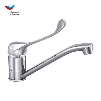ХИРУРГ Смеситель для мойки с длинным изливом, одноручный, СЛАВЕН, Х81