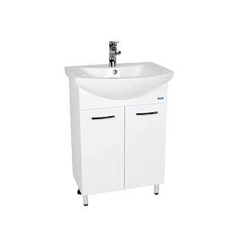 Тумба под раковину VIANT МИЛАН 60 напольная белый (VMIL60BA-T2ST) Тумба под раковину VIANT МИЛАН 60 напольная белый (VMIL60BA-T2ST)