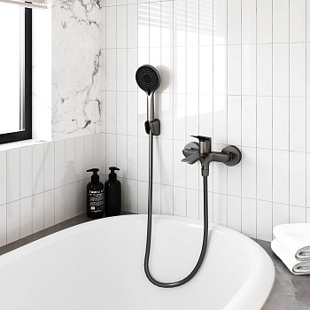 Смеситель для ванны TOKITO MITSUISHI вороненая сталь (TOK-MIT-1014GM)