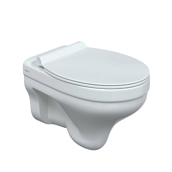 Унитаз подвесной ALBIT S Rimless, сиденье Top Slim SO, микролифт, быстросъем, белый, BERGES Унитаз подвесной ALBIT S Rimless, сиденье Top Slim SO, микролифт, быстросъем, белый, BERGES