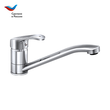 ДАЧА Смеситель для мойки с длинным изливом, одноручный, СЛАВЕН, Б21