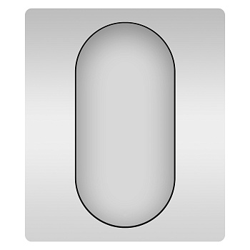 Овальное зеркало, 50*90 / 90*50 см