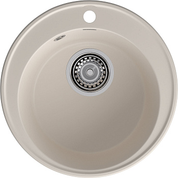 GranFest QUARZ (ECO-08) Мойка чаша D=480мм (белый) GranFest QUARZ (ECO-08) Мойка чаша D=480мм (белый)