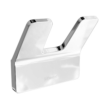 Крючок двойной SMOOTH LINE для полотенец, хром Крючок двойной SMOOTH LINE для полотенец, хром