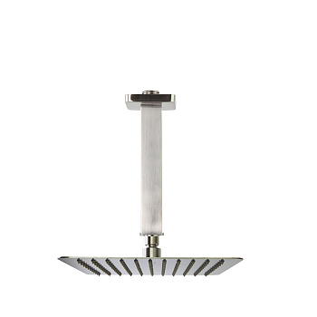 Тропический душ потолочный квадратный нерж.сталь BVKRK300NC никель 