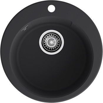 GRANFEST Мойка URBAN 649  1-чаша D-490мм черный арт.GF-UR- GRANFEST Мойка URBAN 649  1-чаша D-490мм черный арт.GF-UR-