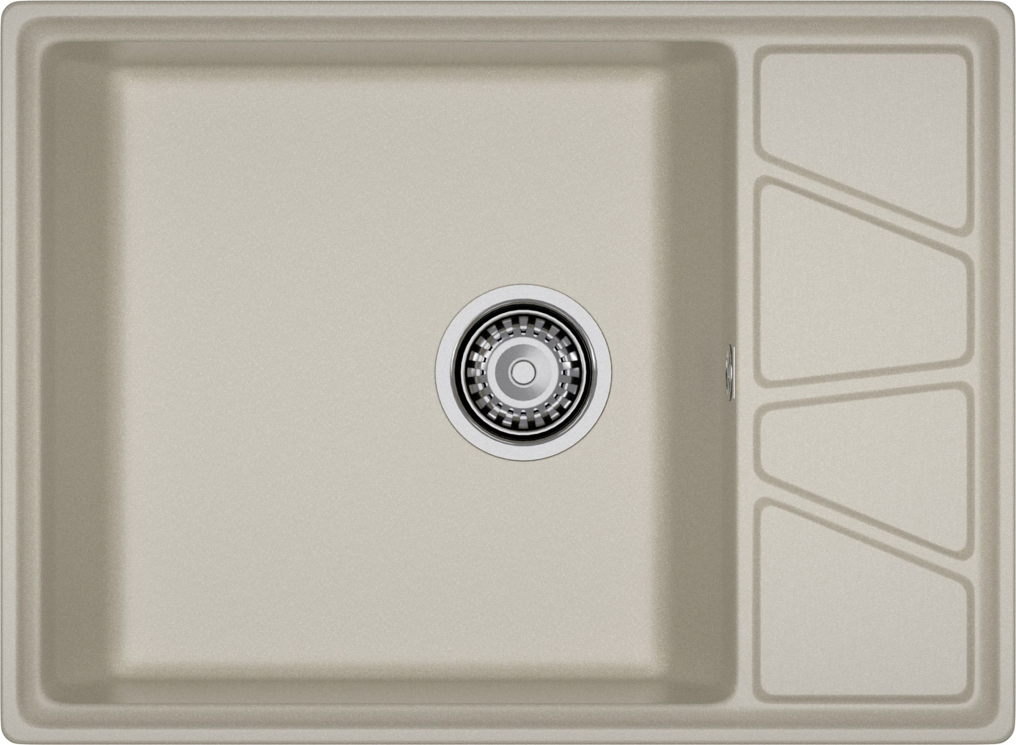 GRANFEST Мойка композит VERTEX, GF-V-680L, чаш+кр 680*500, топаз GRANFEST Мойка композит VERTEX, GF-V-680L, чаш+кр 680*500, топаз