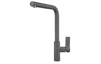 2502, ГРАФИТ Смеситель для кухни однорыч.,черно-сер., GRANULA