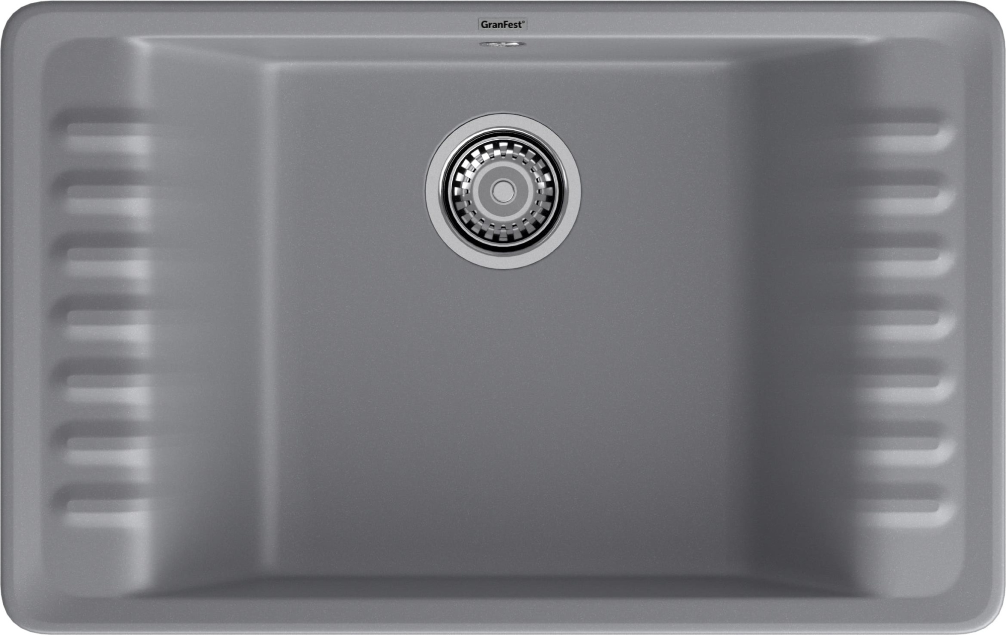 GranFest QUARZ (GF-ZW71) Мойка для кухни 760*480мм (темно-серый) GranFest QUARZ (GF-ZW71) Мойка для кухни 760*480мм (темно-серый)