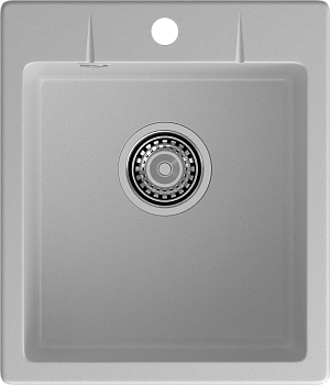 GRANFEST Мойка URBAN 242  1-чаша 420*490мм серый арт.GF-UR- GRANFEST Мойка URBAN 242  1-чаша 420*490мм серый арт.GF-UR-