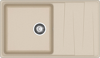 GRANFEST Мойка композит LEVEL , GF-LV-860L, чаша+крыло 860*500, кашемир  GRANFEST Мойка композит LEVEL , GF-LV-860L, чаша+крыло 860*500, кашемир
