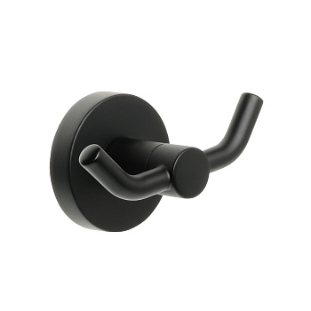 Крючок двойной черный FIXSEN Comfort Black (FX-86005A) Крючок двойной черный FIXSEN Comfort Black (FX-86005A)