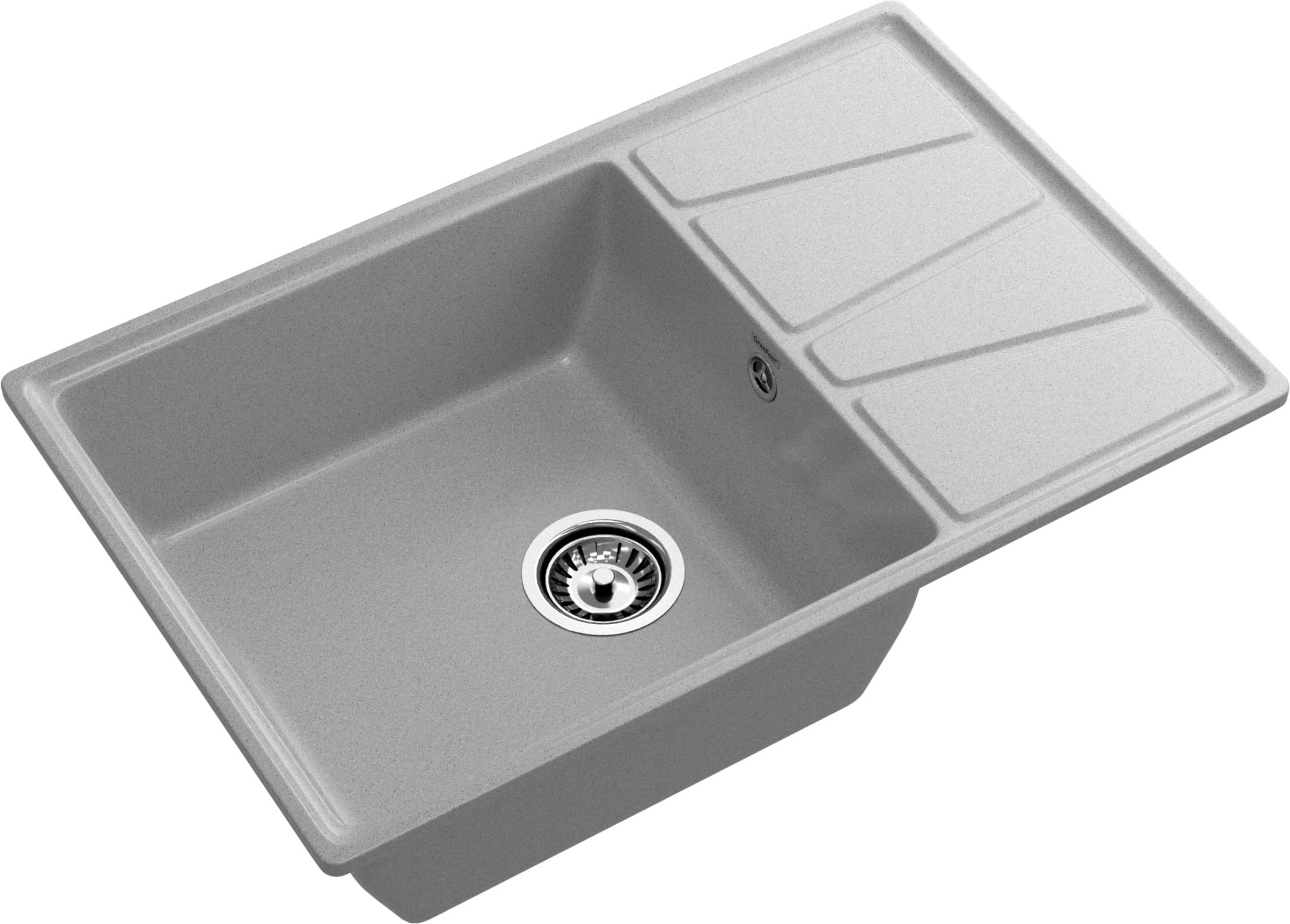 GRANFEST Мойка композит VERTEX, GF-V-780L, чаш+кр 780*500, серый GRANFEST Мойка композит VERTEX, GF-V-780L, чаш+кр 780*500, серый