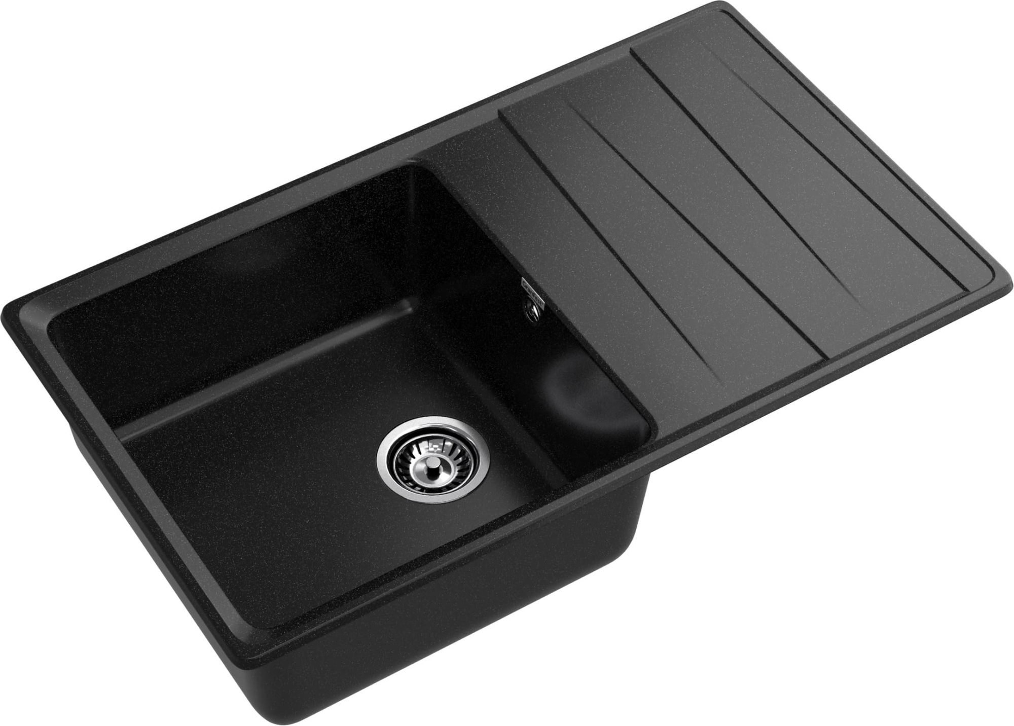 GRANFEST Мойка композит LEVEL, GF-LV-860L, чаш+кр 860*500, черный GRANFEST Мойка композит LEVEL, GF-LV-860L, чаш+кр 860*500, черный