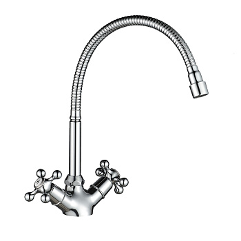 Смеситель для кухни с гибким изливом RASSVET, RAS02-180