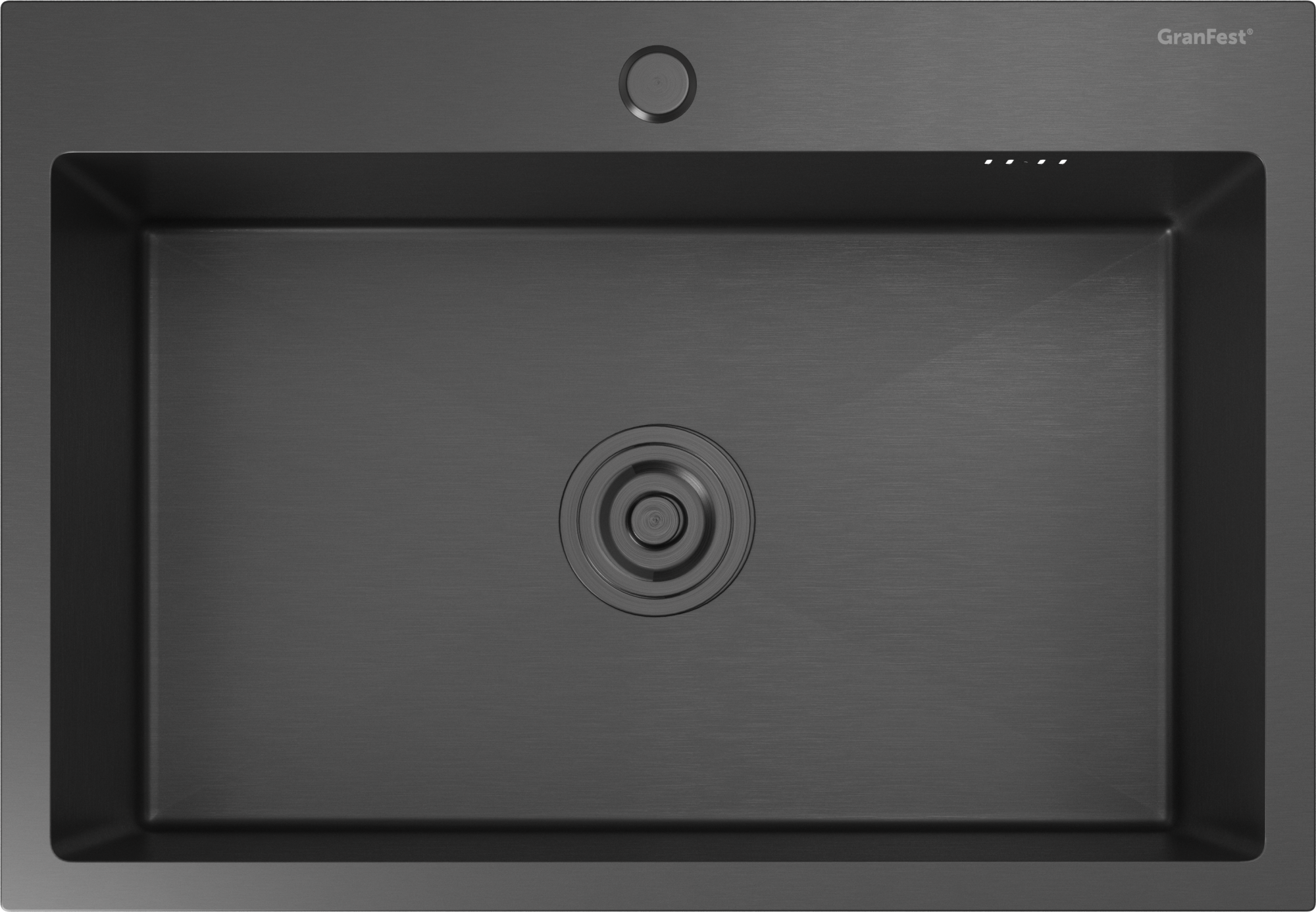 GranFest METAL (6545) Мойка нерж.1 чаша 650*450*215 мм 