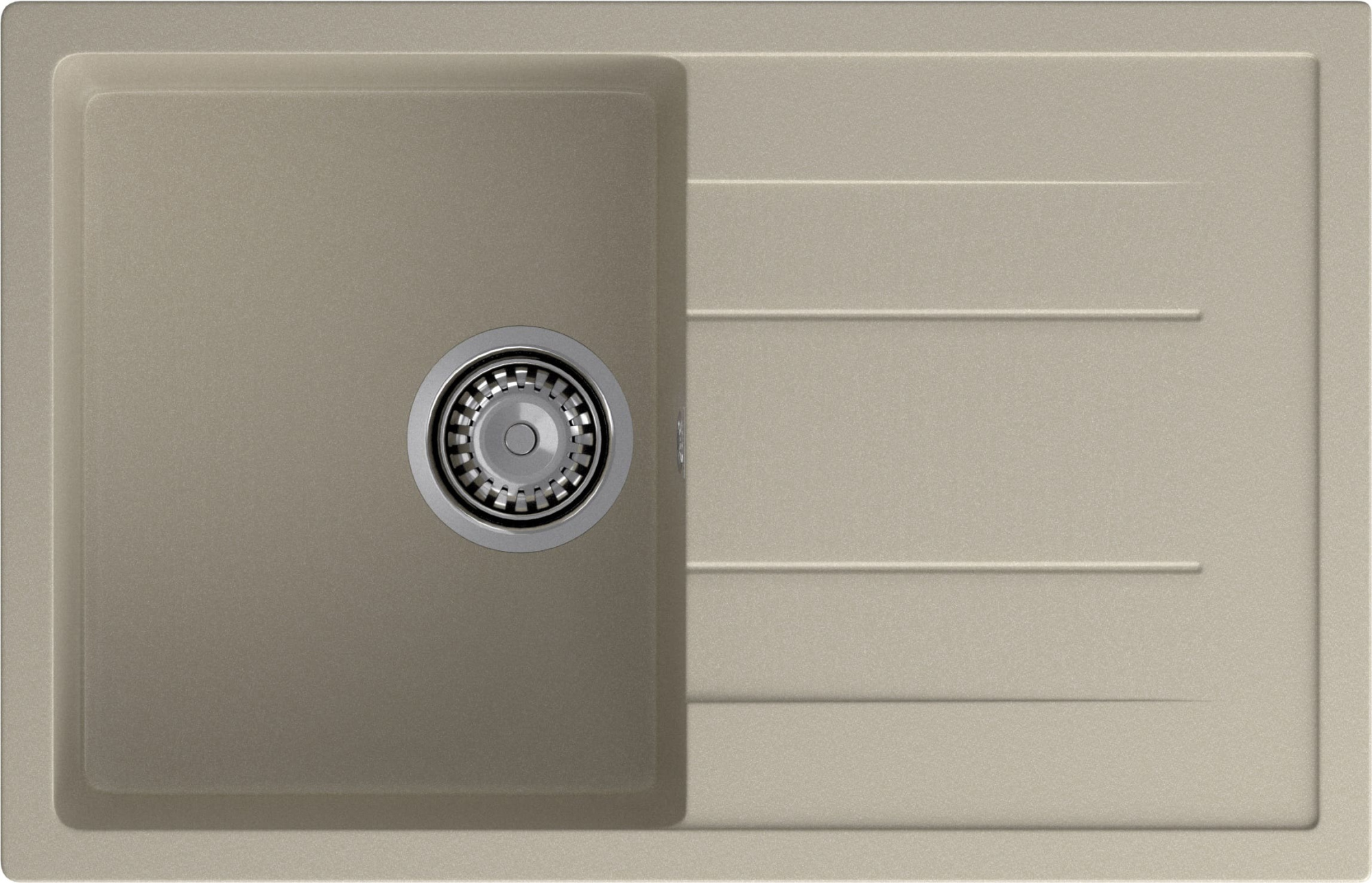 GRANFEST Мойка композит QUADRO GF-Q--780L  чаша с крылом 780*500 мм  топаз арт.GF- GRANFEST Мойка композит QUADRO GF-Q--780L  чаша с крылом 780*500 мм  топаз арт.GF-