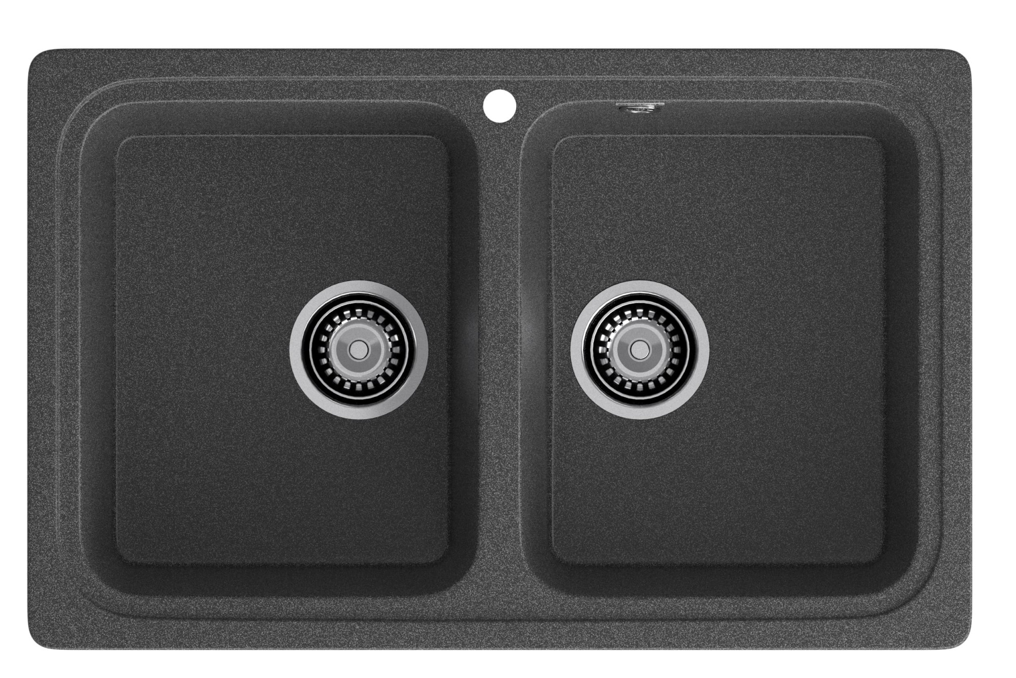 GRANFEST Мойка композит STANDART GF-S--780K  2 чаши 780*510 мм графит арт.GF- GRANFEST Мойка композит STANDART GF-S--780K  2 чаши 780*510 мм графит арт.GF-