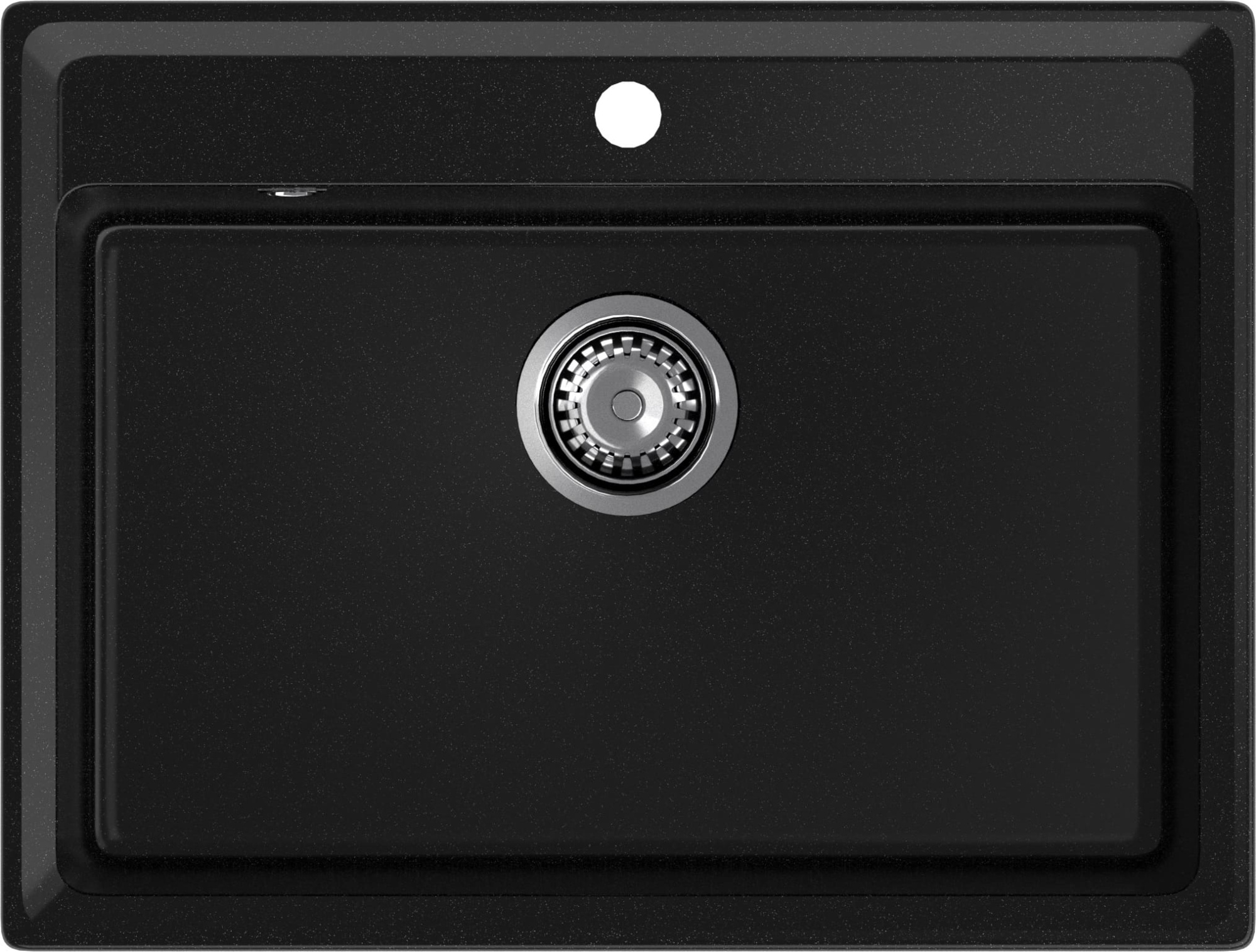 GRANFEST Мойка композит LEVEL, GF-LV-660 , чаша 660*500, черный GRANFEST Мойка композит LEVEL, GF-LV-660 , чаша 660*500, черный