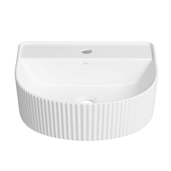 Накладная или подвесная раковина для ванной Wellsee Festive Fox 317304000: полукруглая раковина, шир