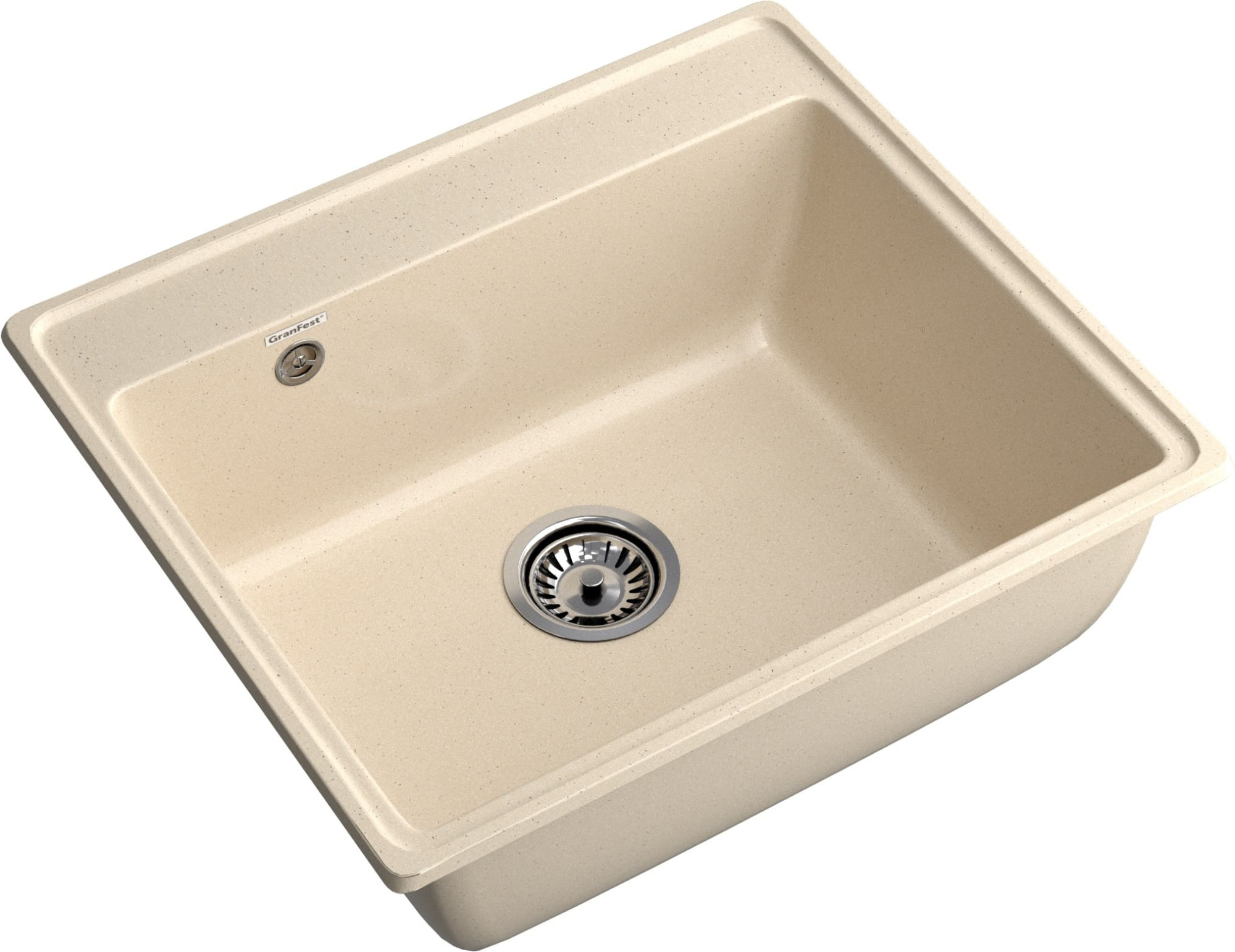 GRANFEST Мойка композит VERTEX, GF-V-580, чаша 580*500, кашемир GRANFEST Мойка композит VERTEX, GF-V-580, чаша 580*500, кашемир