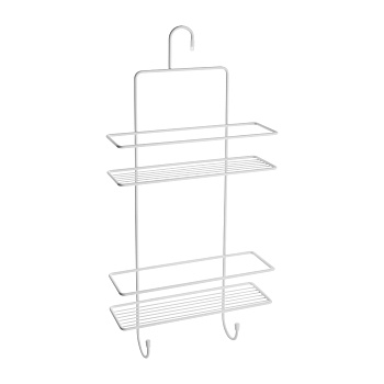 Полка на крючке двухэтажная белая Fixsen, FX-750W-2