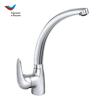 ДАЧА Смеситель для мойки с высоким изливом, одноручный, СЛАВЕН, В22